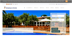 Desktop Screenshot of campinglacorona.com